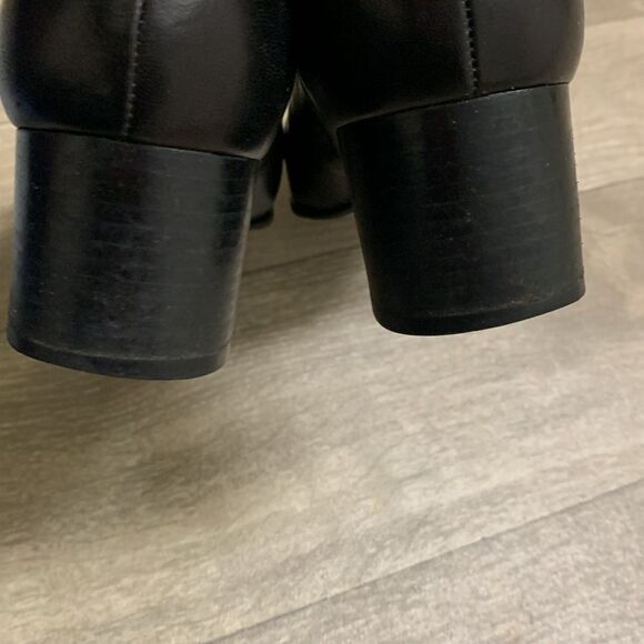 Etienne Aigner Painter Heeled Leather‎ Work Casual Slip On Loafers Shoes - Picture 8 of 8